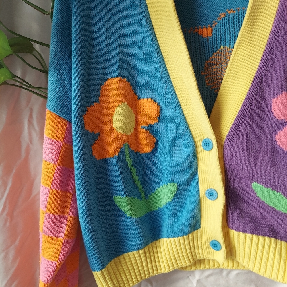 Lazy Oaf Flower Garden Cardigan - Picture 3 of 8